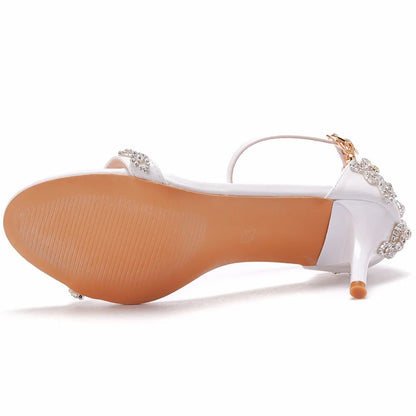 Funki Findz | Shoes | Women's Sweet Low Heel Beaded Sandals