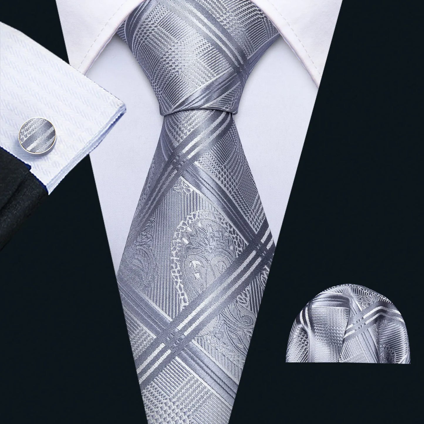 Funki Findz | Neckties | Men's Stylish Formal Silk Ties 3Pcs Sets