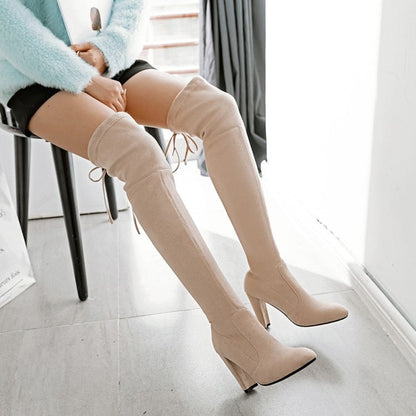 Funki Findz | Boots | Women's Over-the-Knee High Chelsea Boot