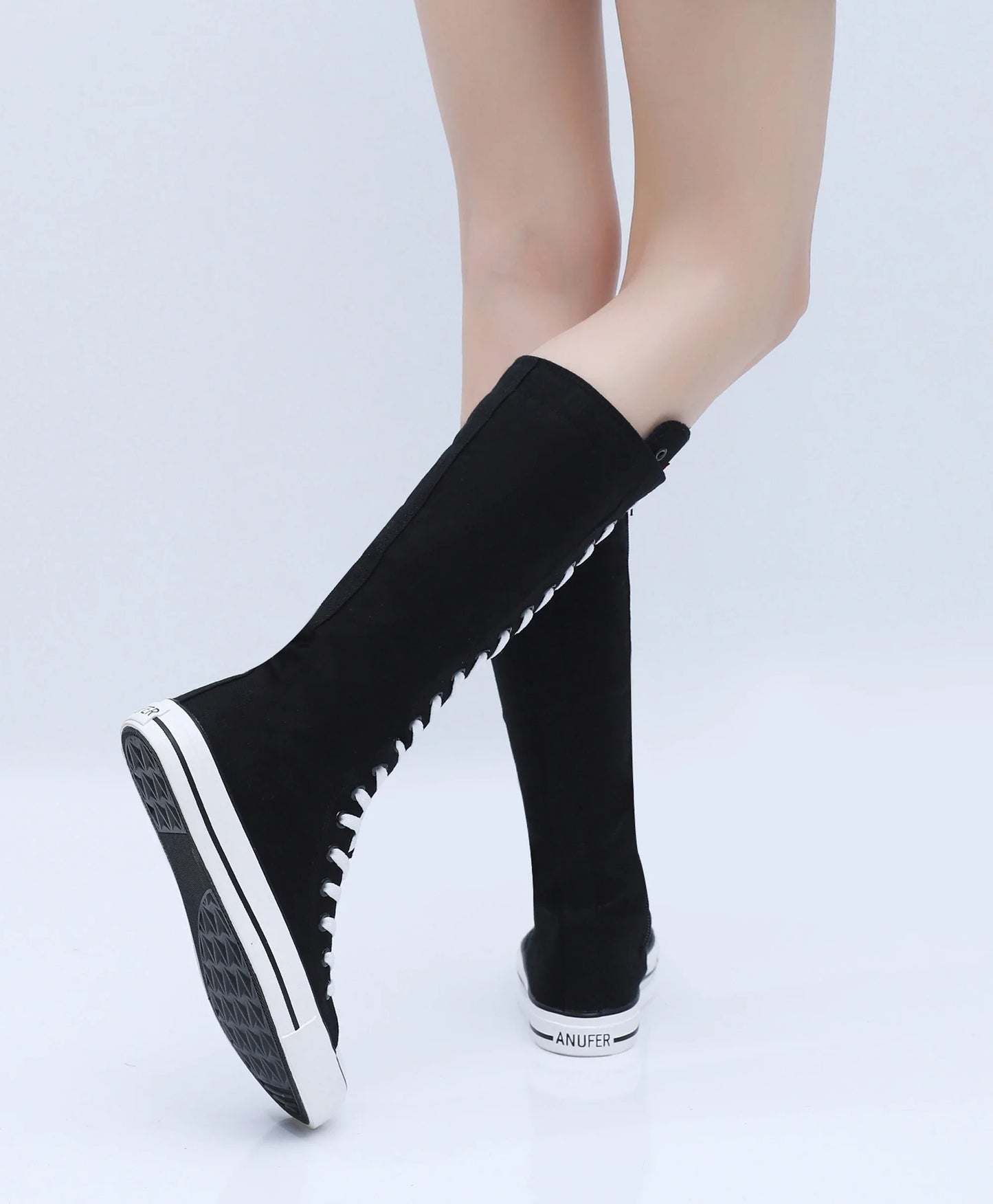 Funki Findz | Boots | Women's High Top Lace Up Canvas Boots