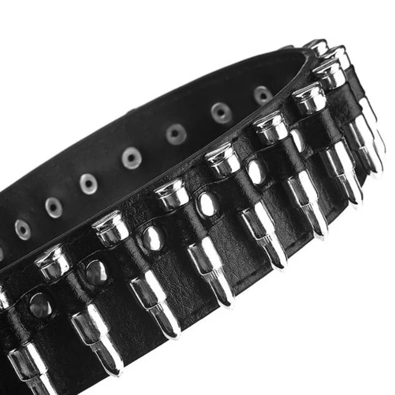 Funki Findz | Belts | Unisex Hollow Bullet Shape Decoration Belt