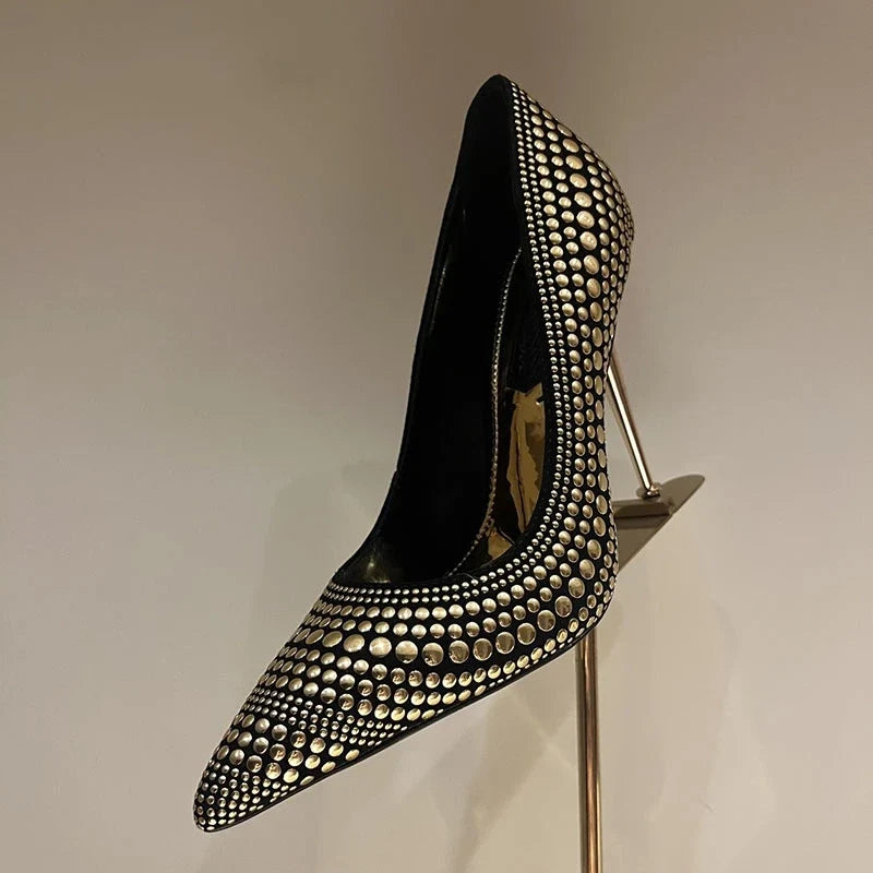 Funki Findz | Shoes | Women's Luxury Metallic Designer Slip-Ons