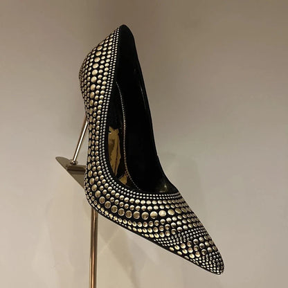 Funki Findz | Shoes | Women's Luxury Metallic Designer Slip-Ons