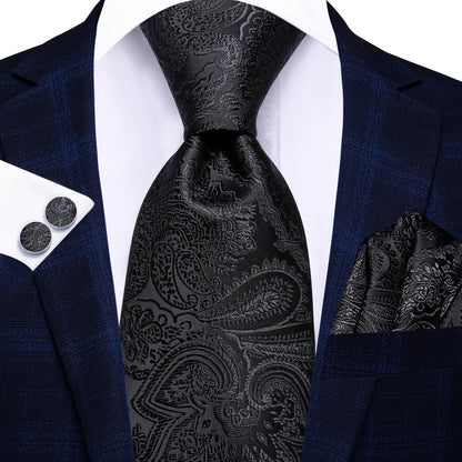 Funki Findz | Neckties | Men's Elegant Silk Wedding 3Pcs Tie Set