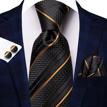 Funki Findz | Neckties | Men's 100% Silk Luxury 3Pcs Tie Sets