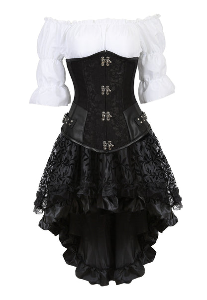 Funki Findz | Dresses | Women's Steampunk Top Corset Skirt Set