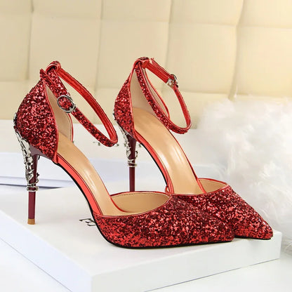 Funki Findz | Shoes | Women's Elegant Party Glitter Sandals
