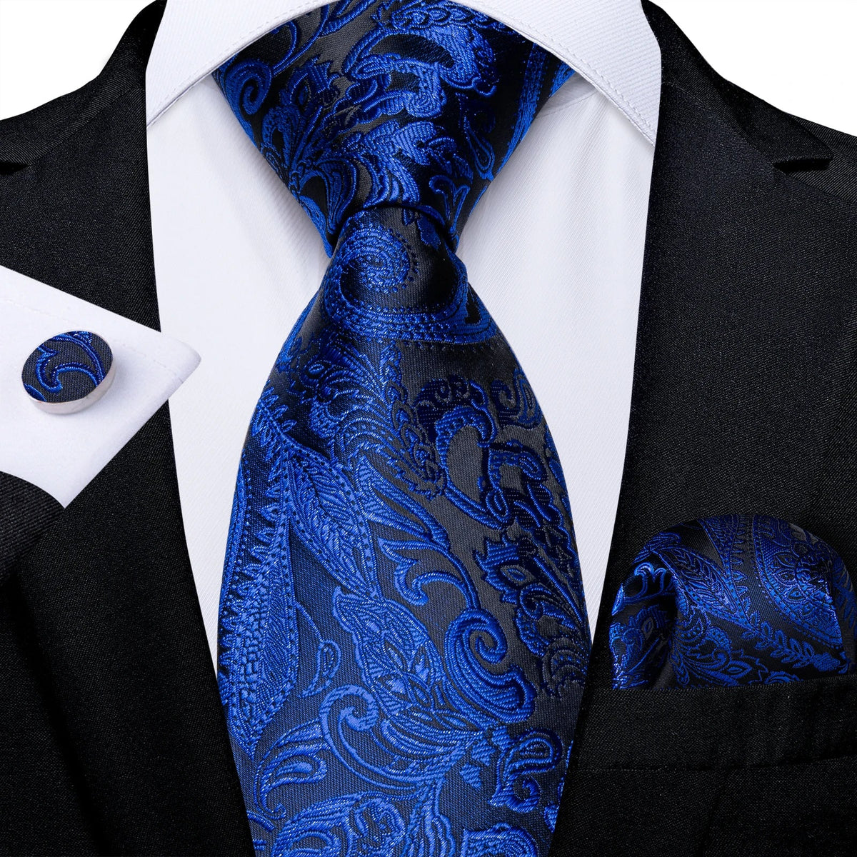 Funki Findz | Neck Ties | Men's Luxury 3Pcs Formal Tie Sets