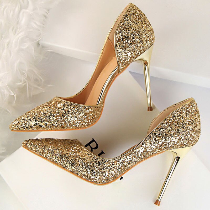 Funki Findz | Shoes | Women's Elegant Glitter Wedding Shoes