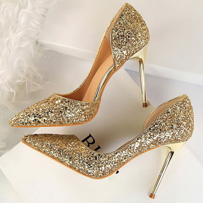 Funki Findz | Shoes | Women's Elegant Glitter Wedding Shoes