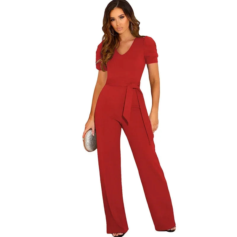 Funki Findz | Pants | Women's Elegant Wide Leg Dress Pantsuit