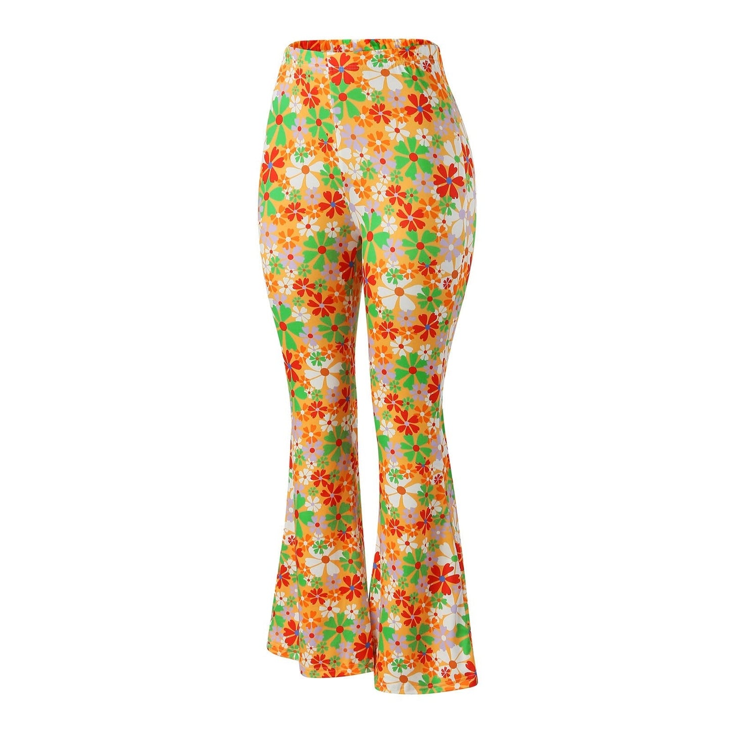 Funki Findz | Pants | Women's Boho Floral Hippie Flared Pants