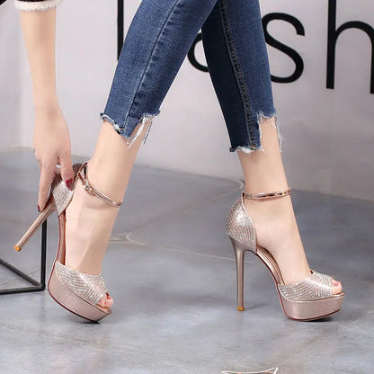 Funki Findz | Shoes | Women's Shimmery High Heel Stilettos