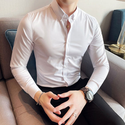 Funki Findz | Shirts | Men's Slim Fit British Style Dress Shirt 7XL