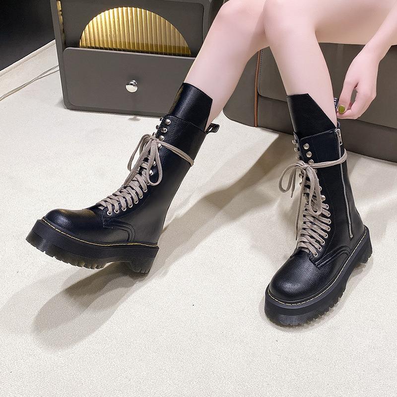 Funki Findz | Boots | Women's Mid Calf Biker Style Punk Boots