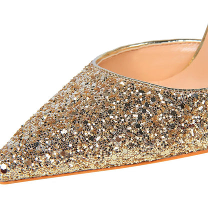 Funki Findz | Shoes | Women's Sparkly Glitter Wedding Sandals