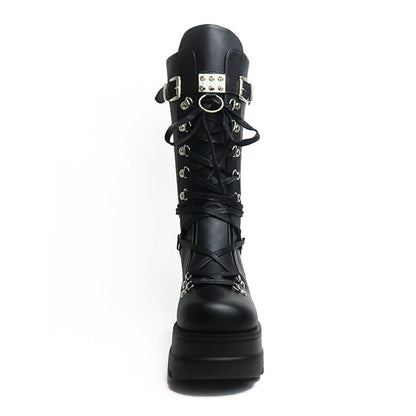 Funki Findz | Boots | Women's New Gothic Style Platform Boots