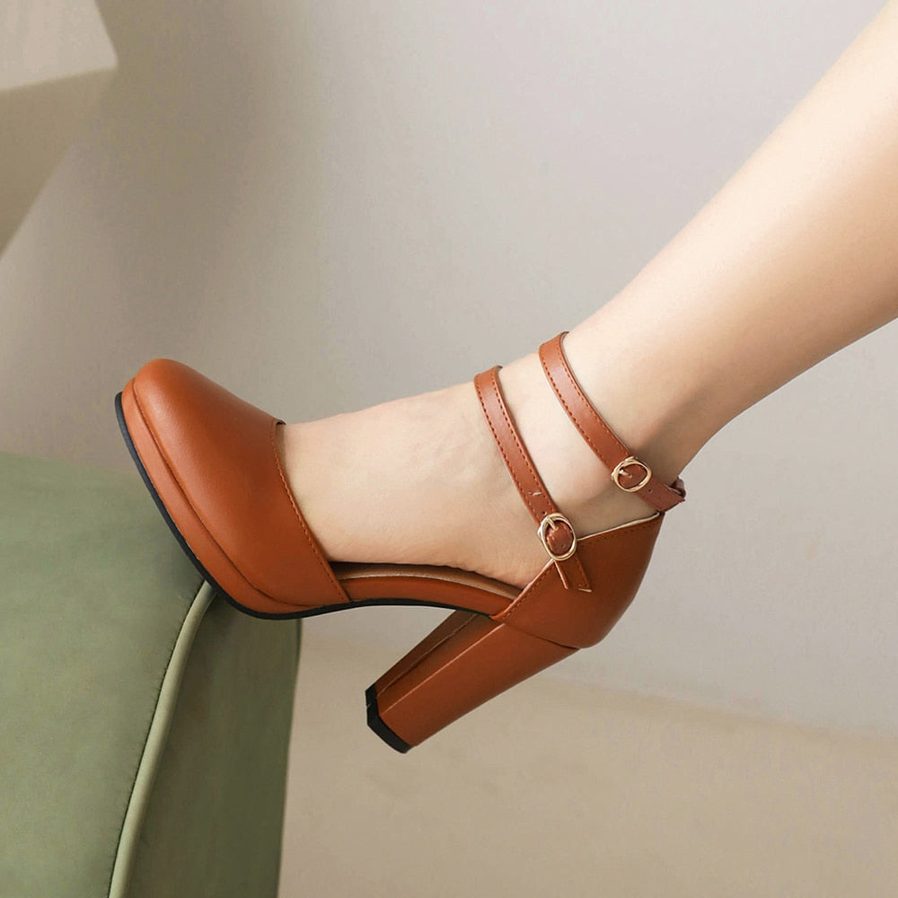 Funki Findz | Shoes | Women's Mary Jane T-Strap Platform Heels