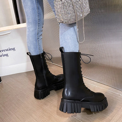Funki Findz | Boots | Women's Gothic Punk Chunky Platform Boot