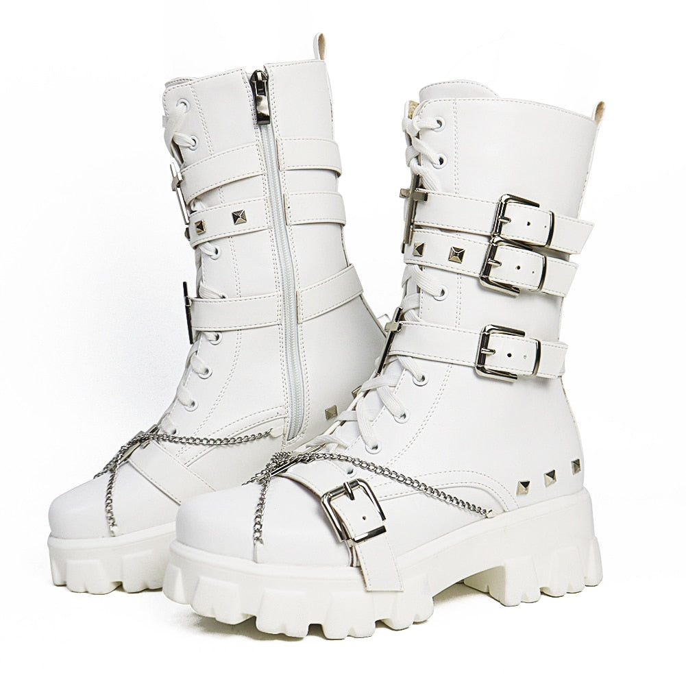 Funki Findz | Boots | Women's New Gothic Style Platform Boots