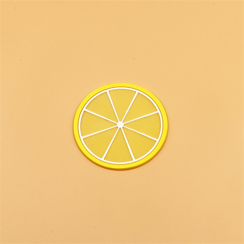 Funki Findz | Coasters | Fruit Design Drink Mats 6 | 7 Pcs Sets