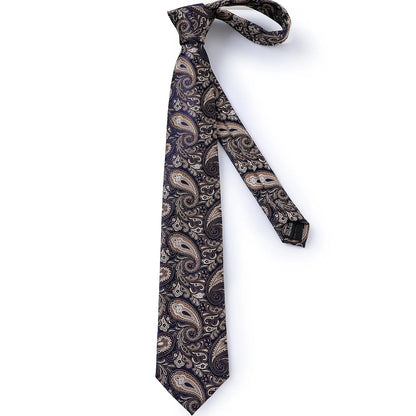 Funki Findz | Neckties | Men's 3Pcs Paisley Wedding Tie Sets