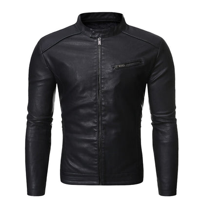 Funki Findz | Jackets | Men's Women's Slim PU Leather Jacket