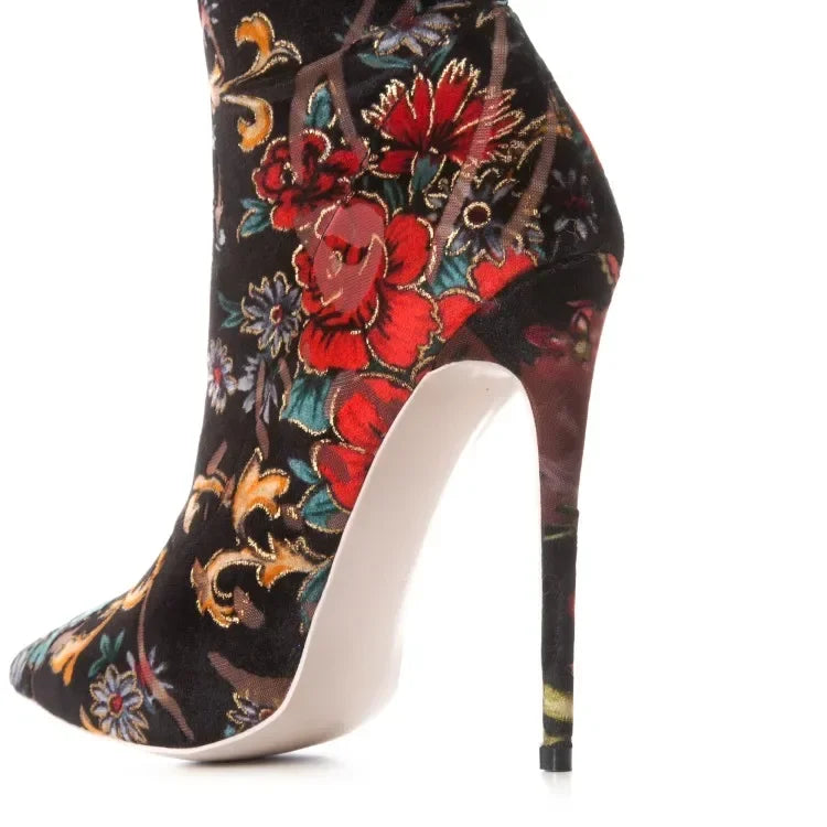 Funki Findz | Boots | Women's Bohemian Long Stretch Cloth Boot