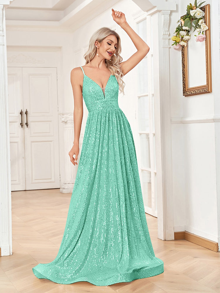 Funki Findz | Dresses | Women's Luxury Strappy Evening Dress