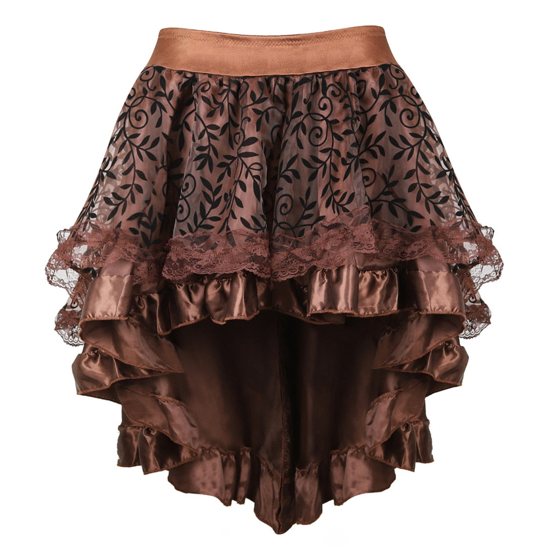 Funki Findz | Dresses | Women's Steampunk Top Corset Skirt Set