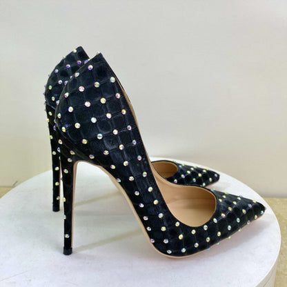 Funki Findz | Shoes | Women's Beaded Crystal Luxury Stilettos