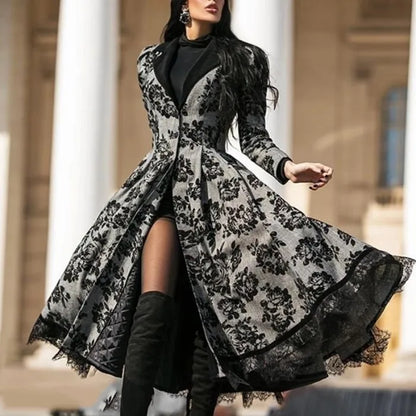 Funki Findz | Dresses | Women's Vintage Dark Gothic Swing Coat