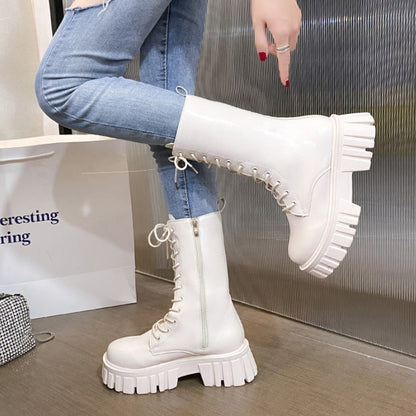 Funki Findz | Boots | Women's Gothic Punk Chunky Platform Boot