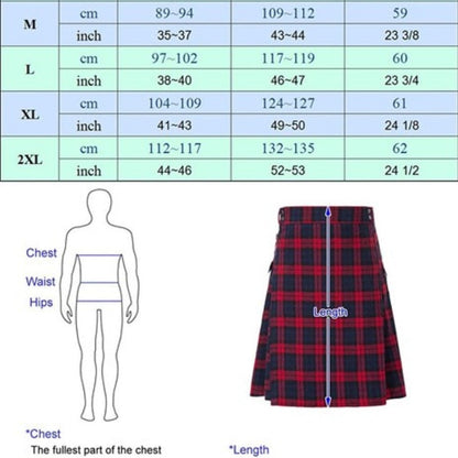 Funki Findz | Skirts | Men's Modern Highland Tartan Kilts | Gothic