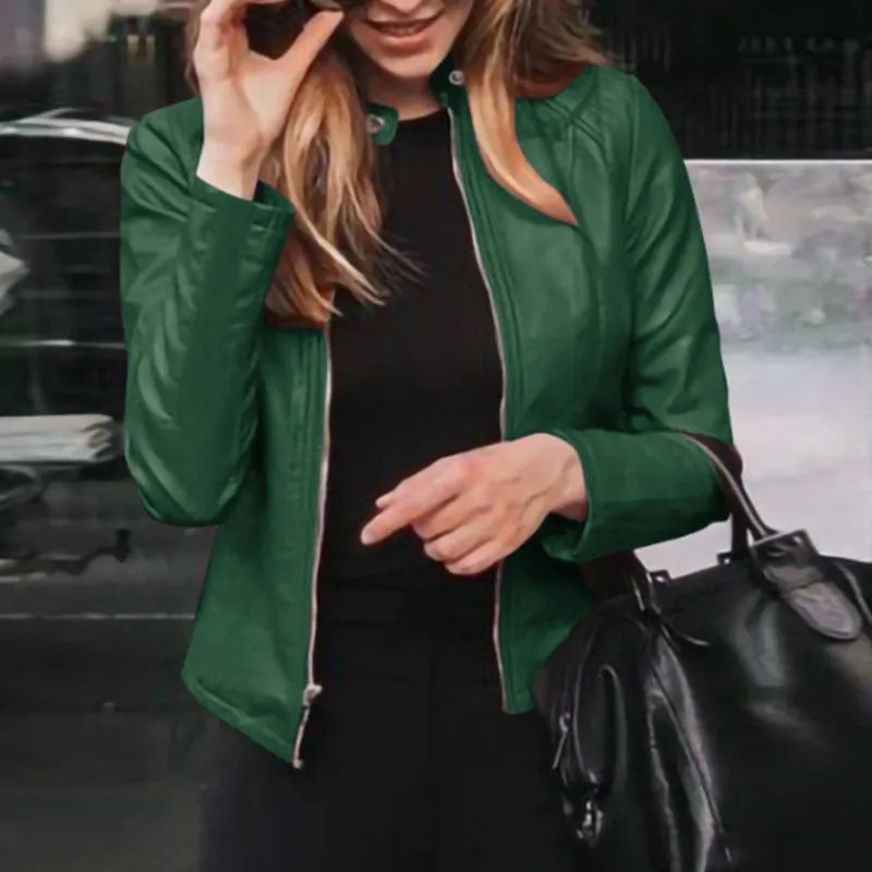 Funki Findz | Jackets | Women's Slim Fit Faux Leather Jackets