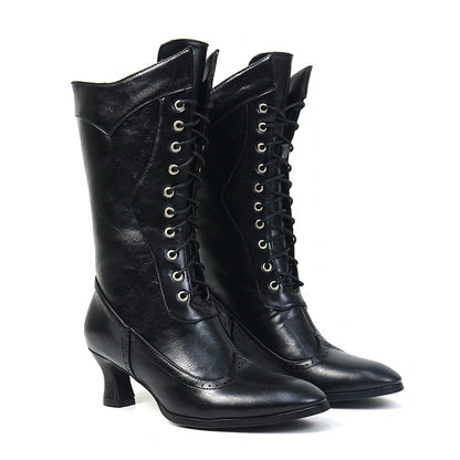 Funki Findz | Boots | Women's Victorian Style Lace Up Boots