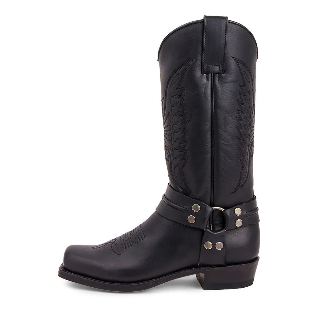 Funki Findz | Boots | Men's Embroidered Cowboy Pull On Boots