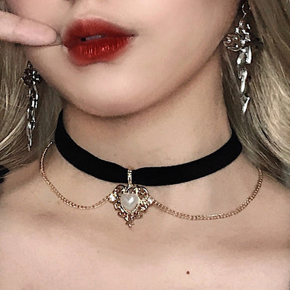Funki Findz | Necklaces | Women's Black Goth Choker Necklace