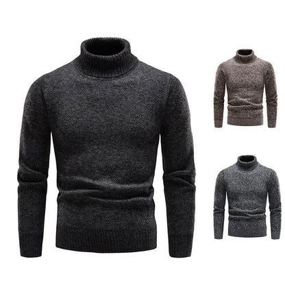 Funki Findz | Sweaters | Men's Winter Knitted Turtleneck Pullover