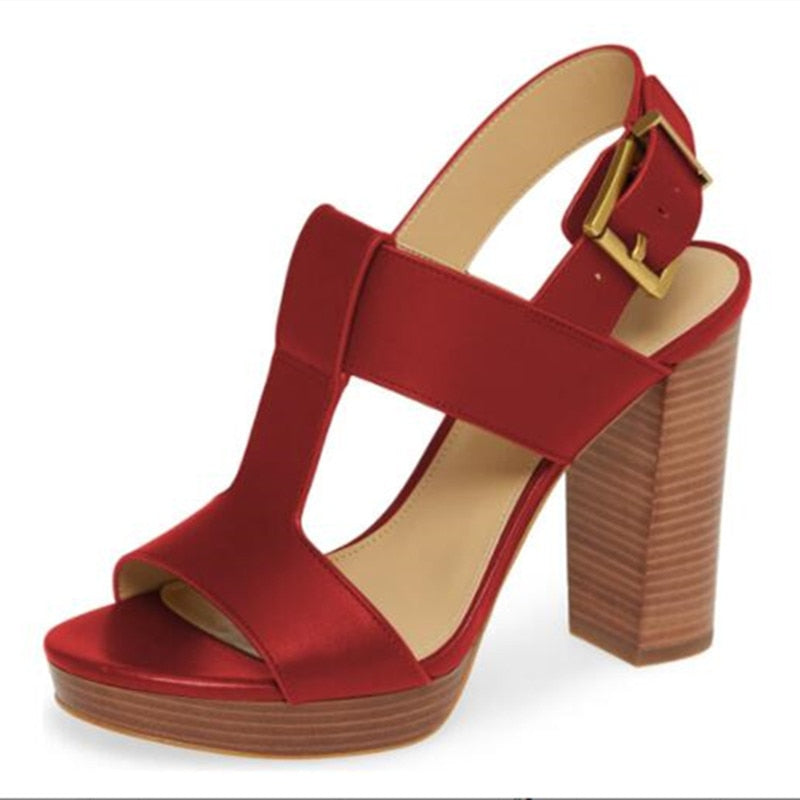 Funki Findz | Shoes | Women's Chunky High Heel Custom Sandals