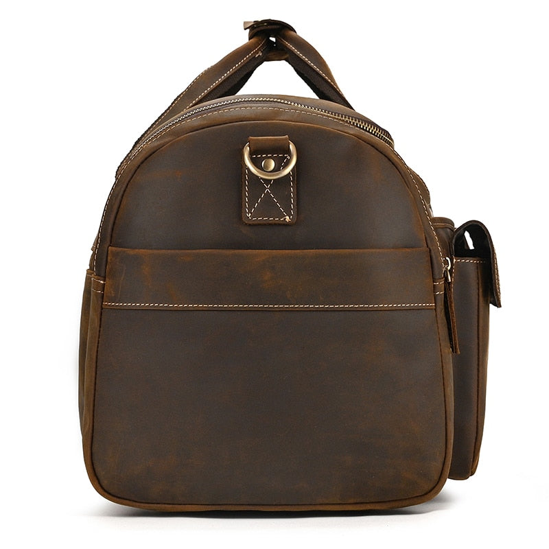 Funki Findz | Bags | Travel Bags | Men's Leather Overnight Bag