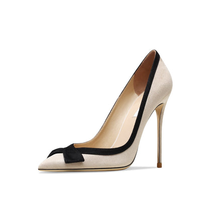 Funki Findz | Shoes | Women's Luxury Leather Bow Knot Stilettos