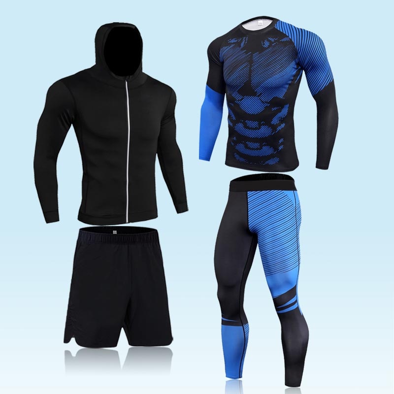 Funki Findz | Activewear | Men's Compression Workout Pant Sets