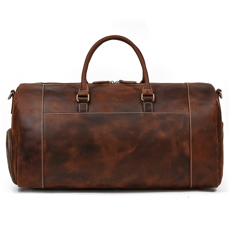 Funki Findz | Bags | Travel Bags | Men's Leather Overnight Bag
