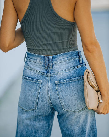 Funki Findz | Pants | Women's High Waist Denim Flared Jeans