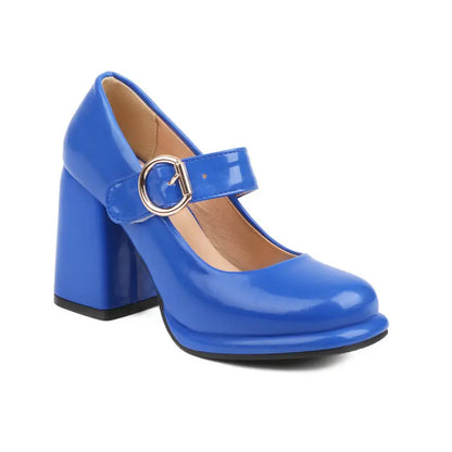 Funki Findz | Shoes | Women's Chunky High Heel Mary Janes