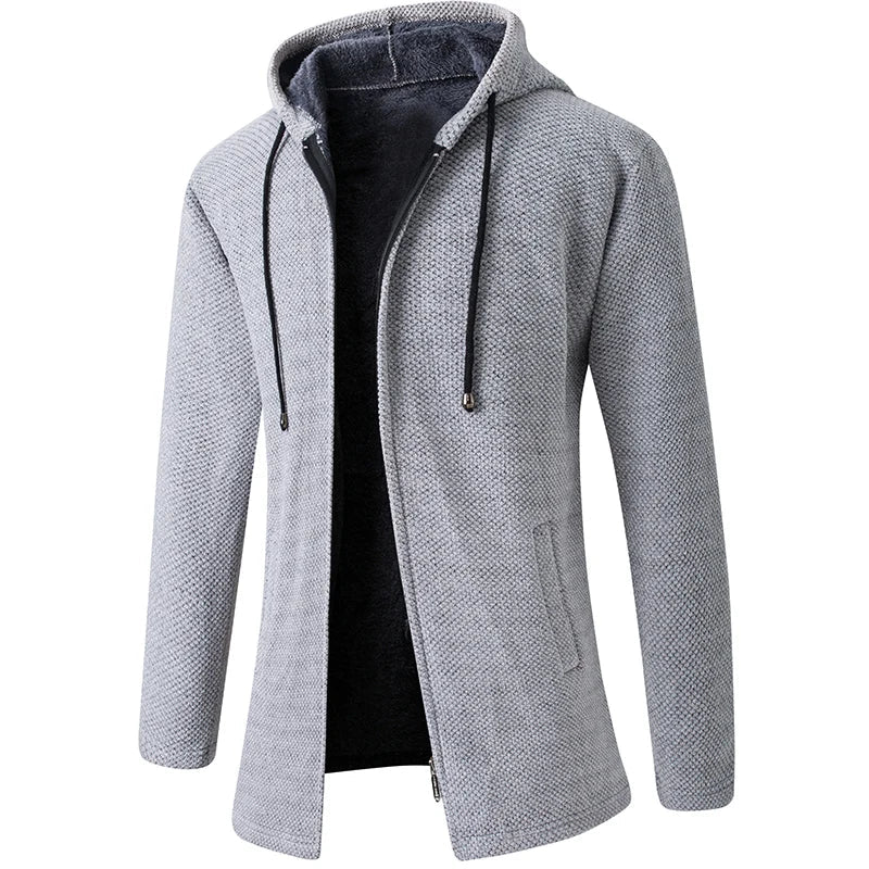 Funki Findz | Jackets | Men's Cashmere Zip Up Hooded Sweater