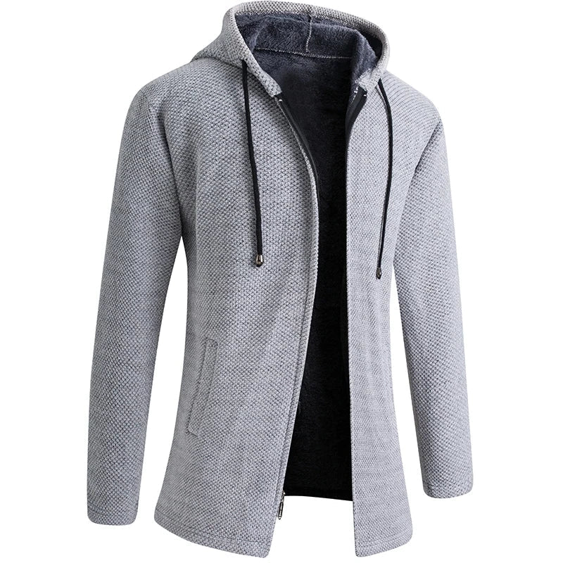 Funki Findz | Jackets | Men's Cashmere Zip Up Hooded Sweater