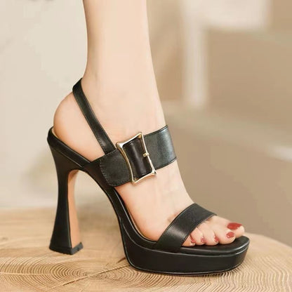 Funki Findz | Shoes | Women's Genuine Leather Chunky Sandals