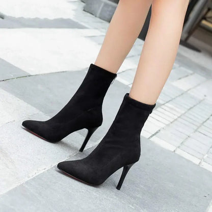 Funki Findz | Boots | Women's Pointed Toe Stiletto Ankle Boots